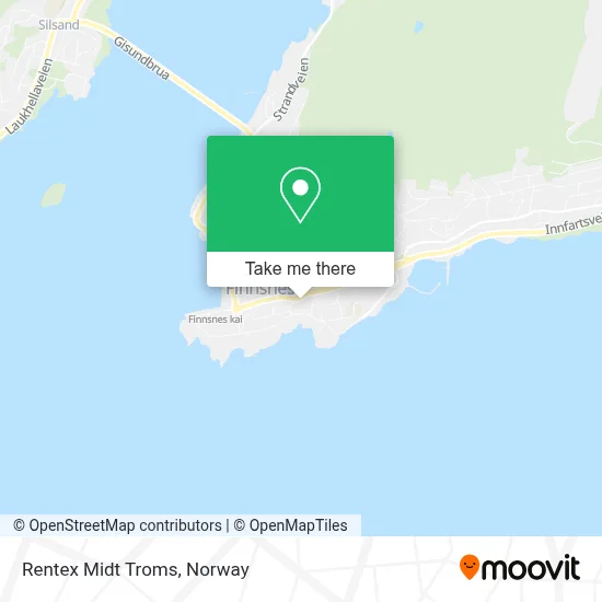Rentex Midt Troms map