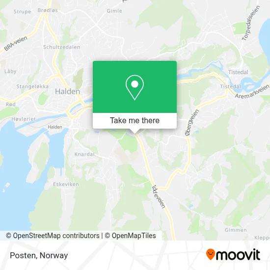 Posten map