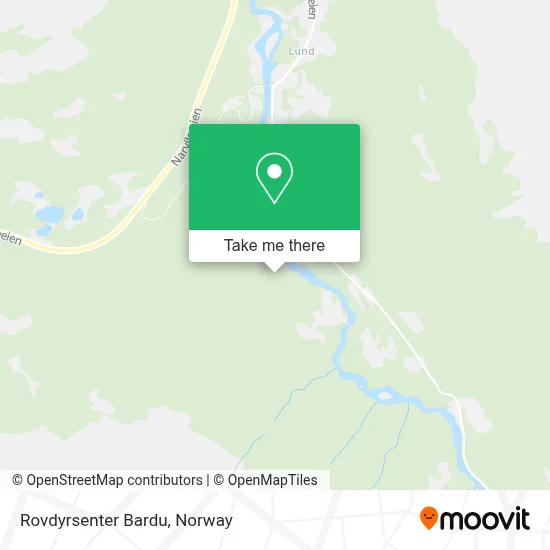 Rovdyrsenter Bardu map
