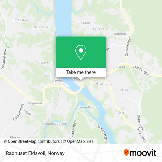 Rådhuset Eidsvoll map