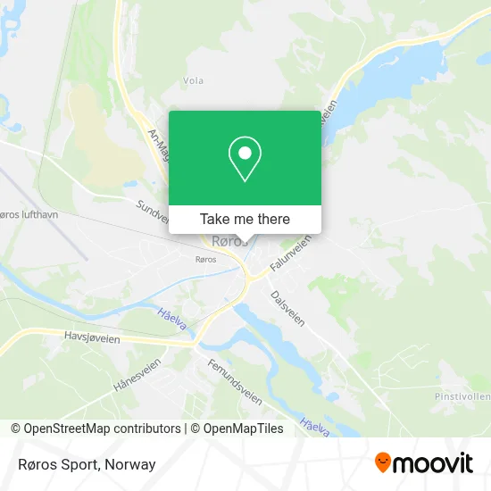Røros Sport map
