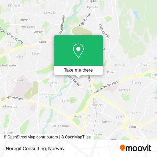 Noregit Consulting map