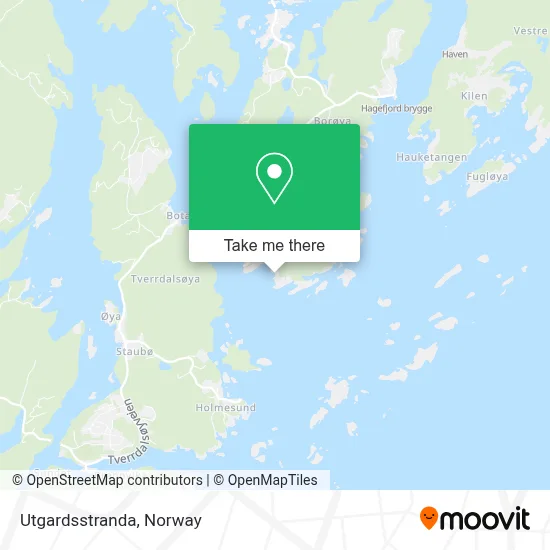 Utgardsstranda map