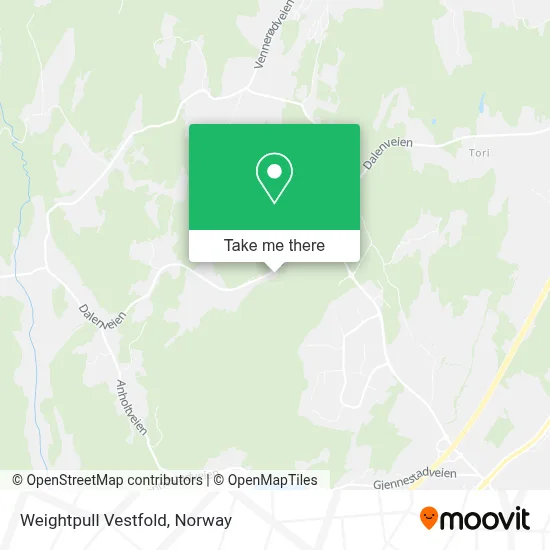 Weightpull Vestfold map