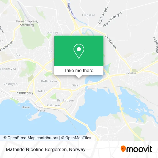 Mathilde Nicoline Bergersen map
