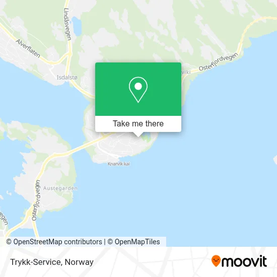 Trykk-Service map