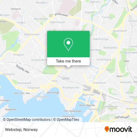 Webstep map