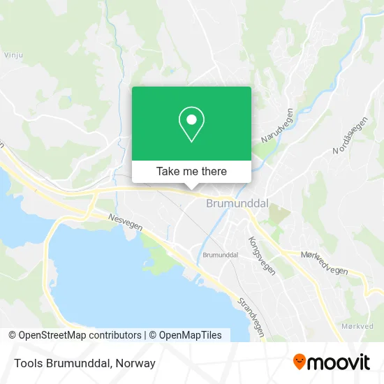 Tools Brumunddal map
