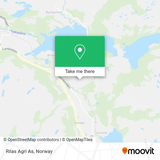 Rilas Agri As map