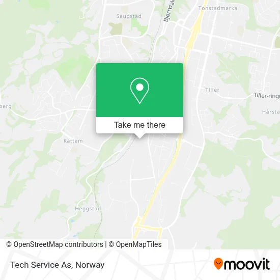 Tech Service As map
