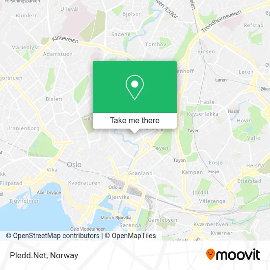 Pledd.Net map