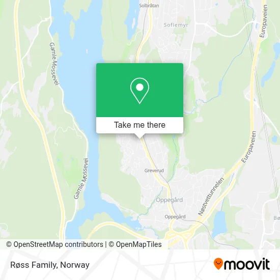 Røss Family map