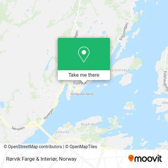 Rørvik Farge & Interiør map