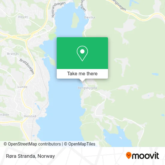 Røra Stranda map