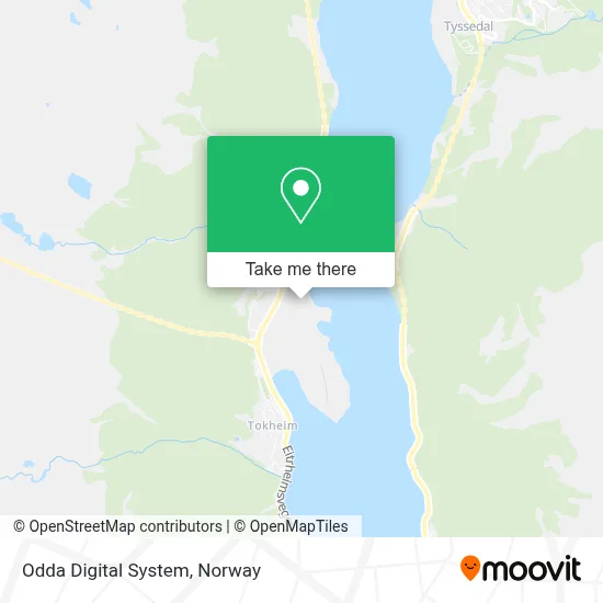 Odda Digital System map