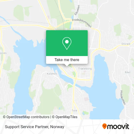 Support Service Partner map