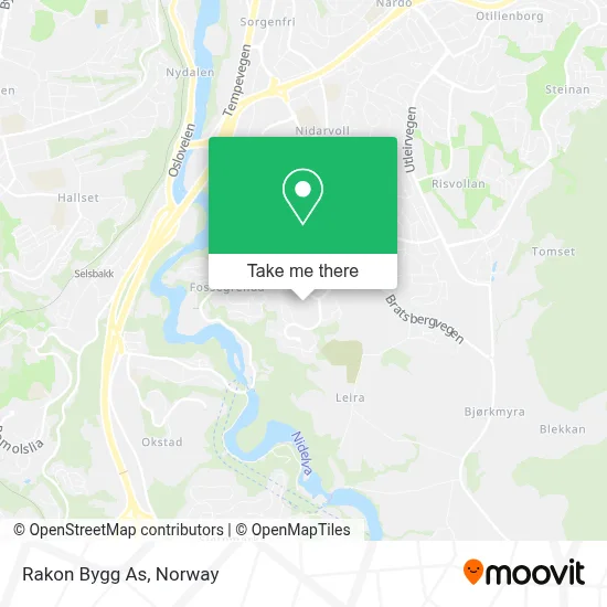 Rakon Bygg As map