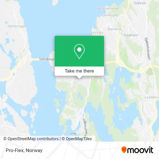 Pro-Flex map