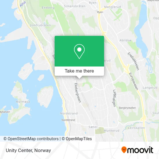 Unity Center map