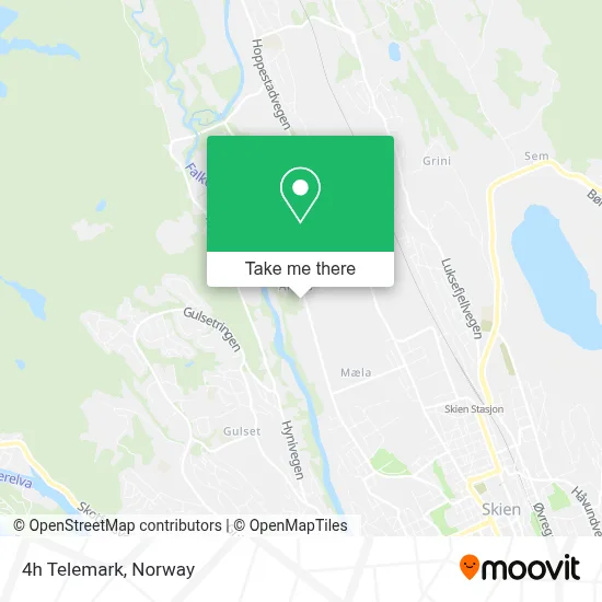4h Telemark map