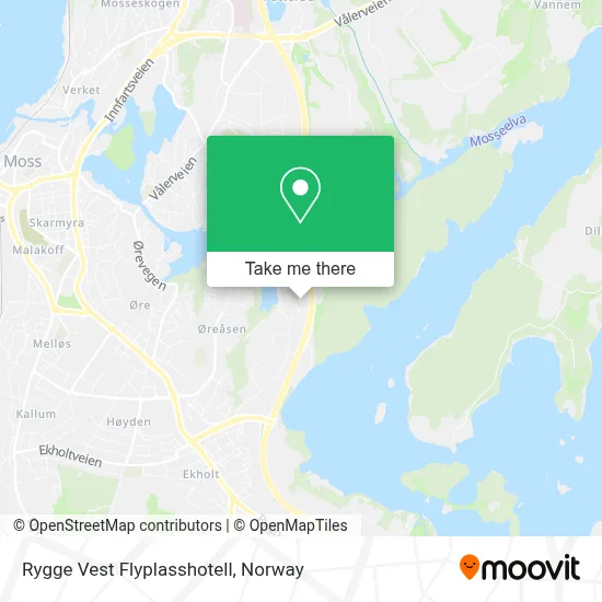 Rygge Vest Flyplasshotell map