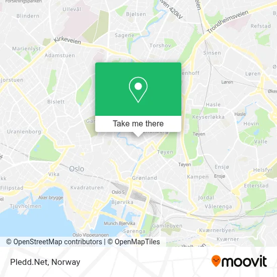 Pledd.Net map