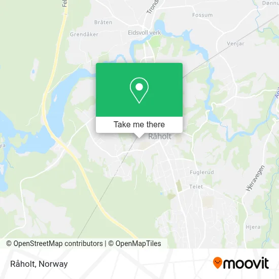 Råholt map