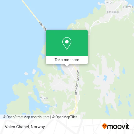 Valen Chapel map