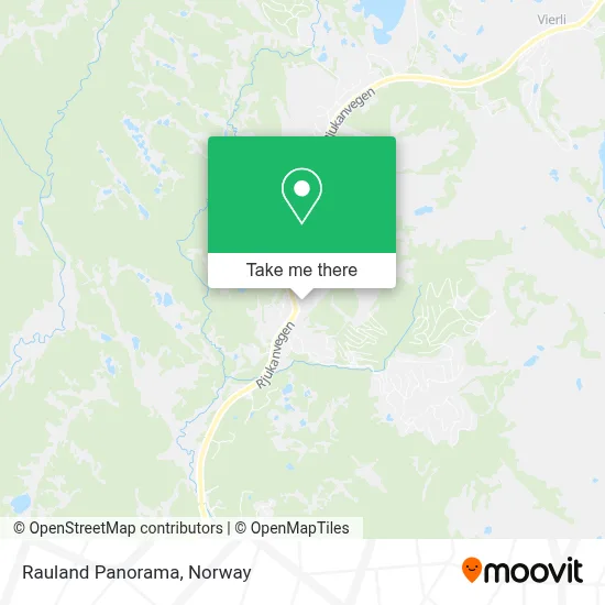 Rauland Panorama map