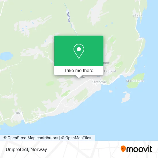 Uniprotect map