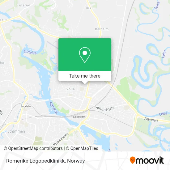 Romerike Logopedklinikk map