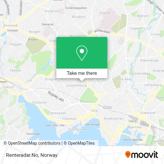 Renteradar.No map