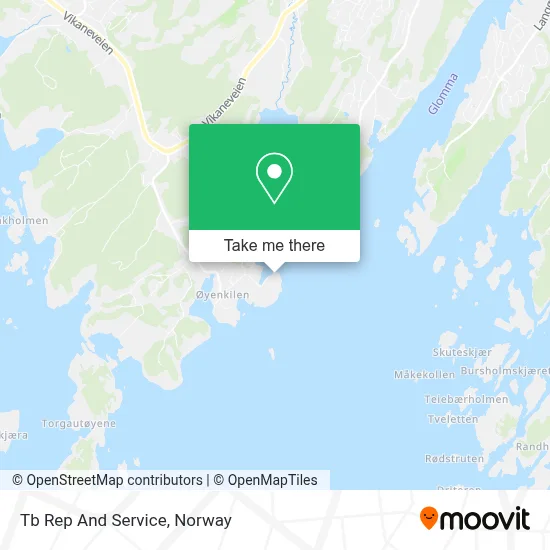 Tb Rep And Service map