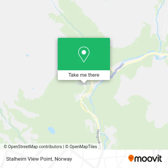 Stalheim View Point map