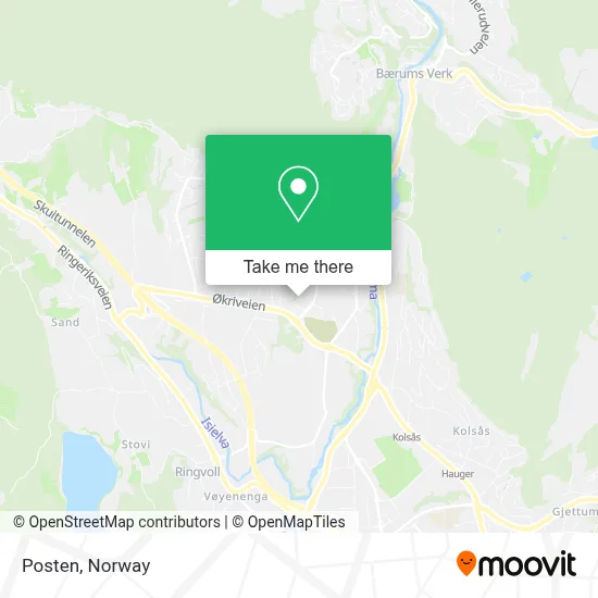 Posten map