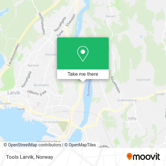 Tools Larvik map