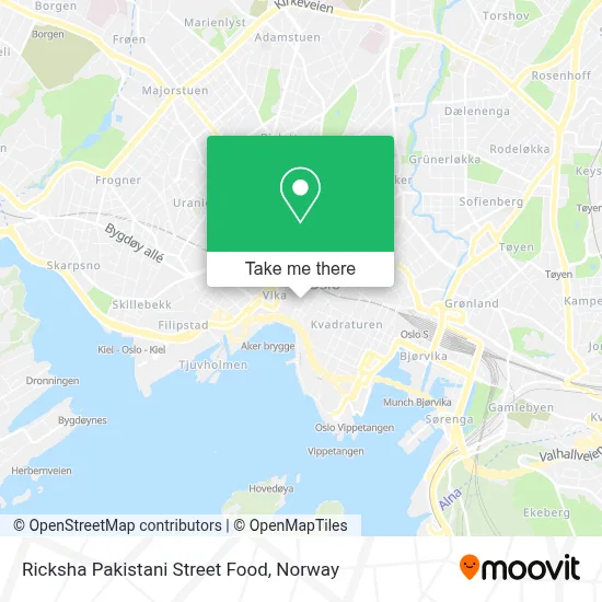 Ricksha Pakistani Street Food map