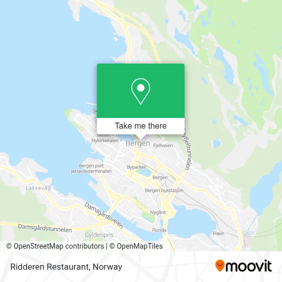 Ridderen Restaurant map