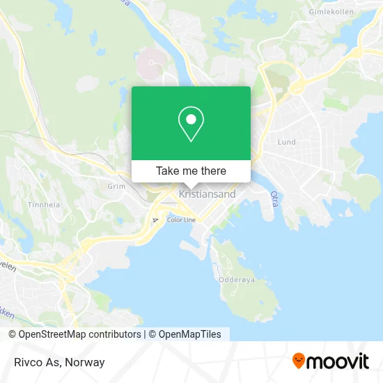 Rivco As map