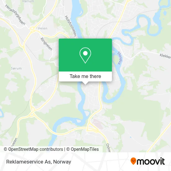 Reklameservice As map