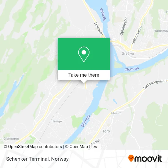 Schenker Terminal map