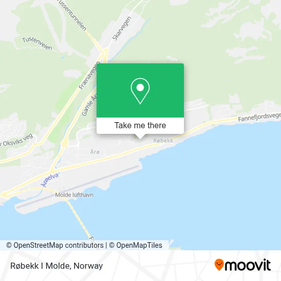 Røbekk I Molde map