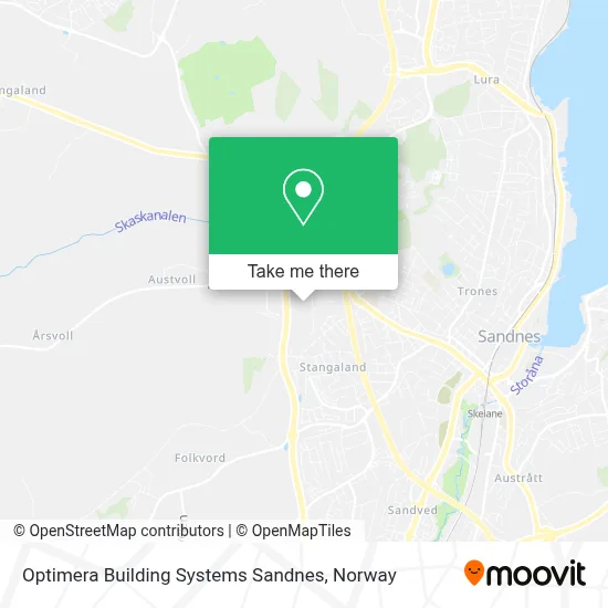 Optimera Building Systems Sandnes map