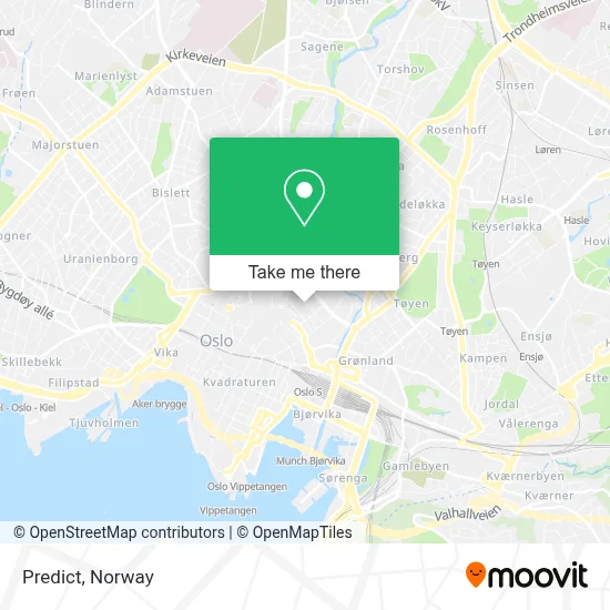 Predict map