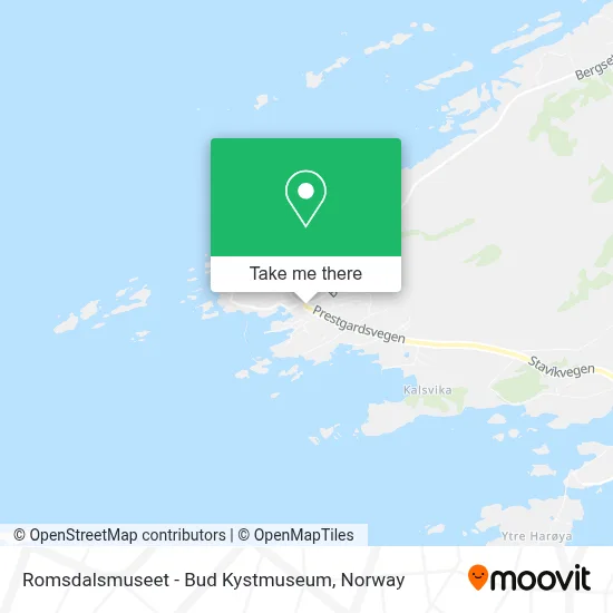 Romsdalsmuseet - Bud Kystmuseum map