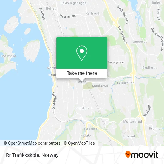 Rr Trafikkskole map