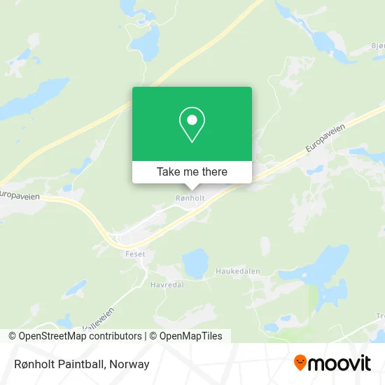 Rønholt Paintball map