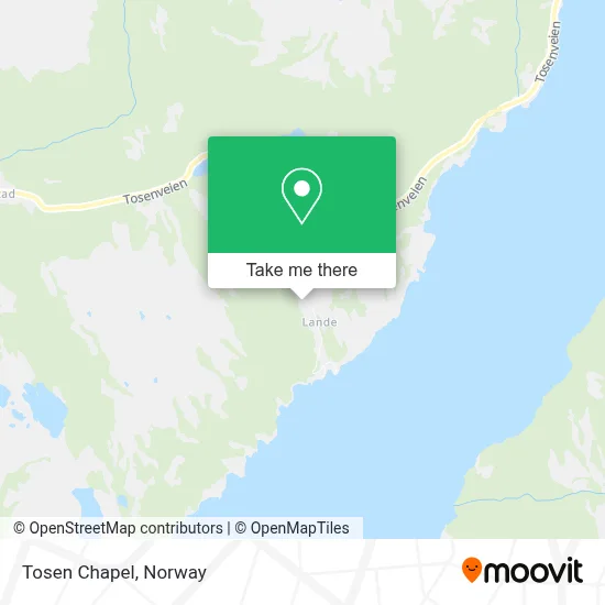 Tosen Chapel map