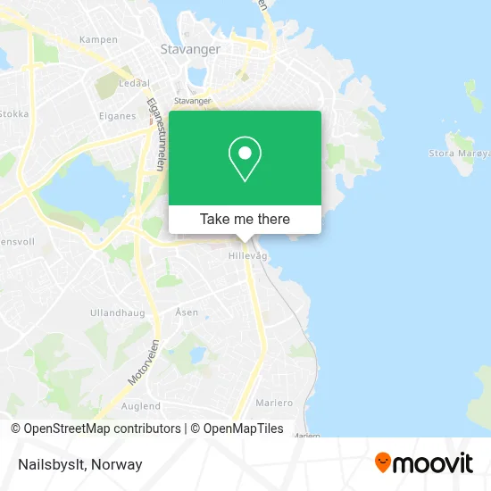 Nailsbyslt map