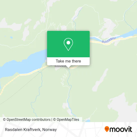 Rasdalen Kraftverk map